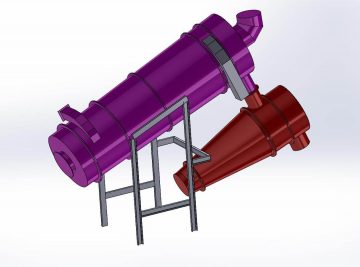 60 T/H capacity 3 Product Heavy Environment Cyclone Lavvar Plant