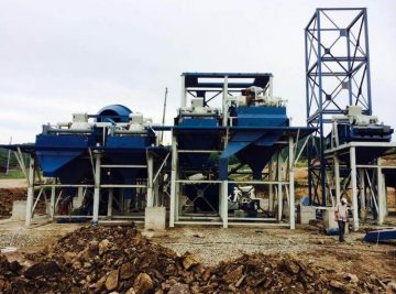 200 T/H capacity, thin and large Circuit single density Lavvar plant